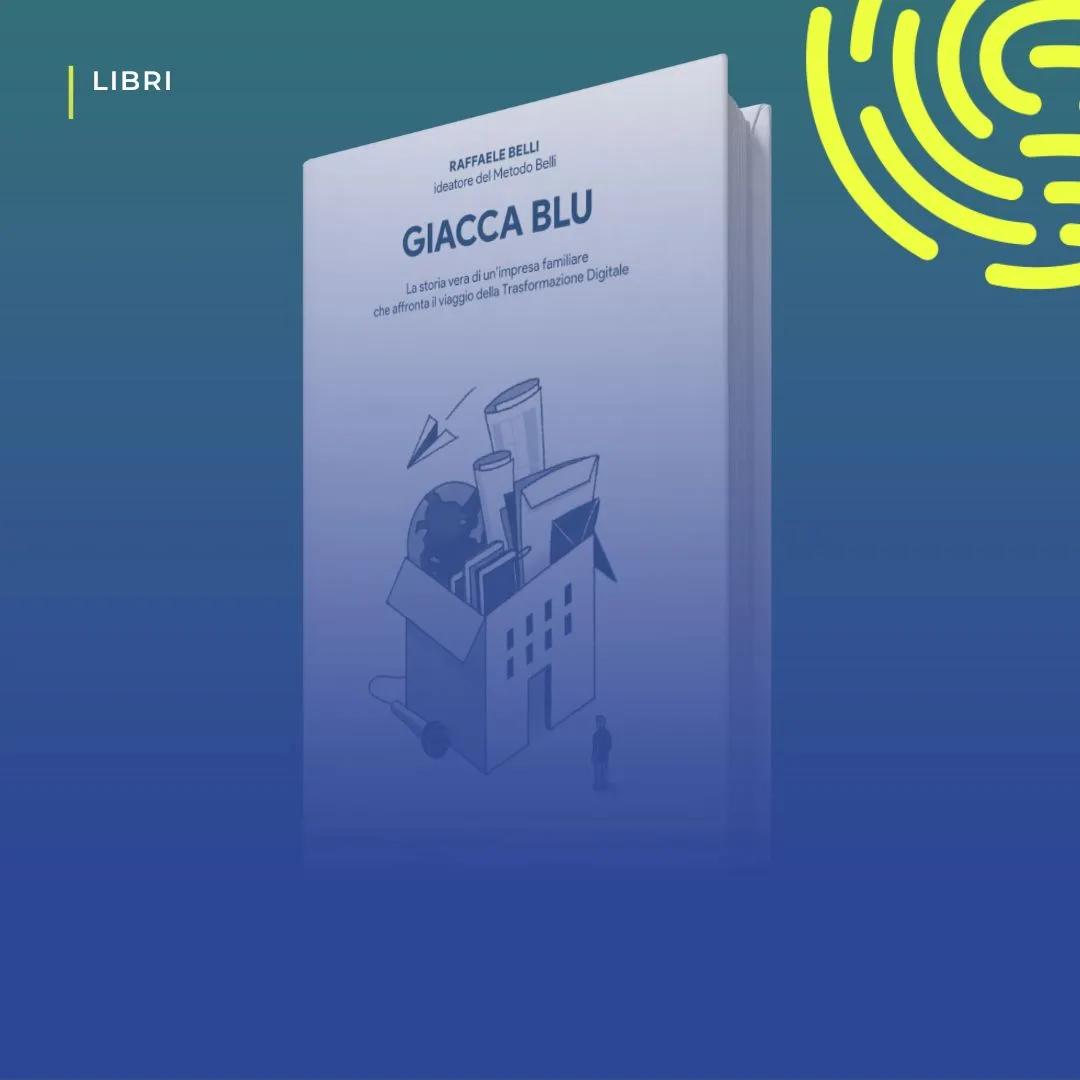 Copertina del romanzo manageriale «Giacca blu» di Raffaele Belli