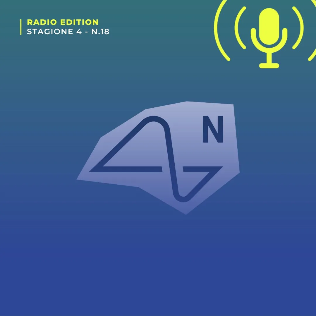 Logo di Neuralink su sfondo blu