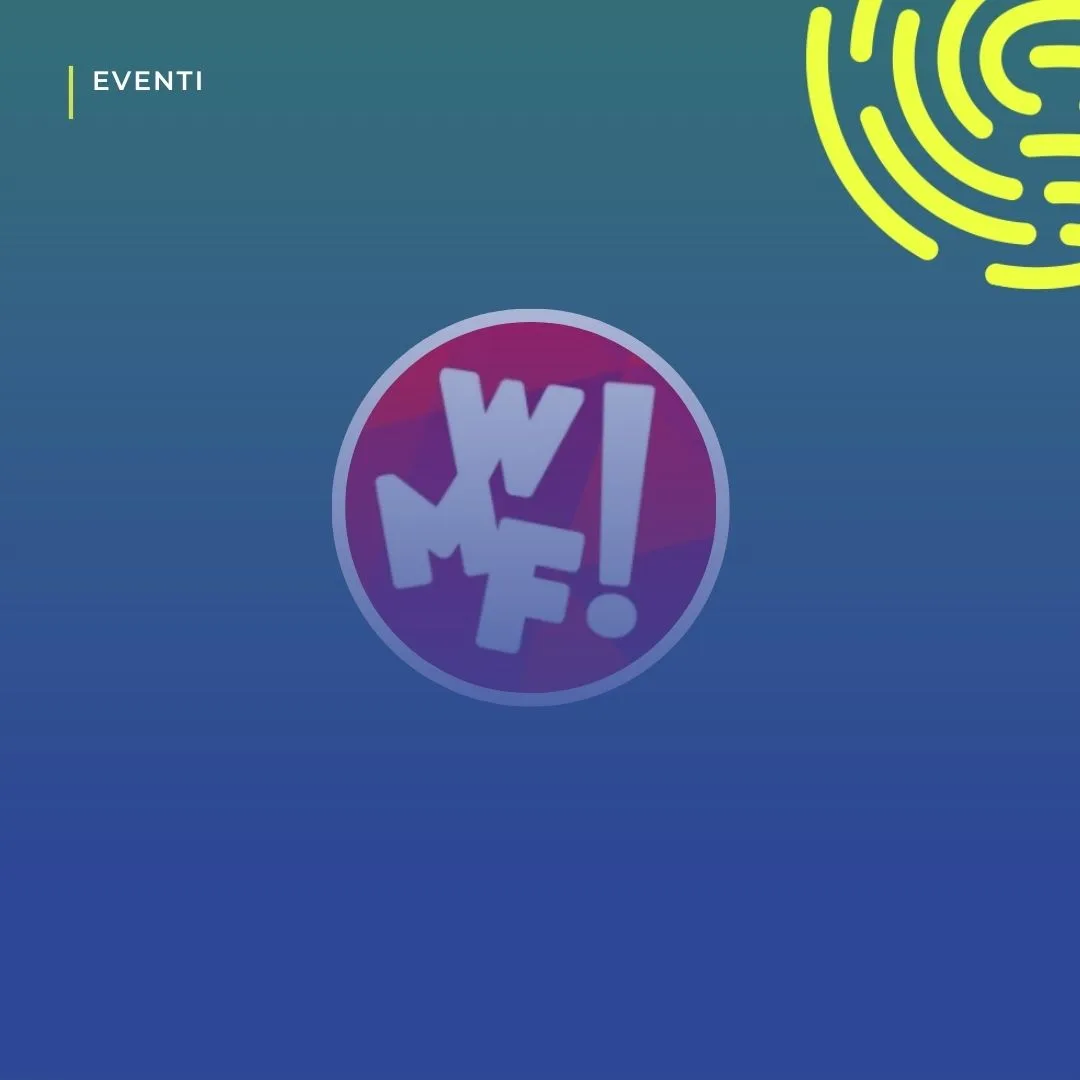 Logo di We Make Future su sfondo blu: il WMF 2025 a Bologna