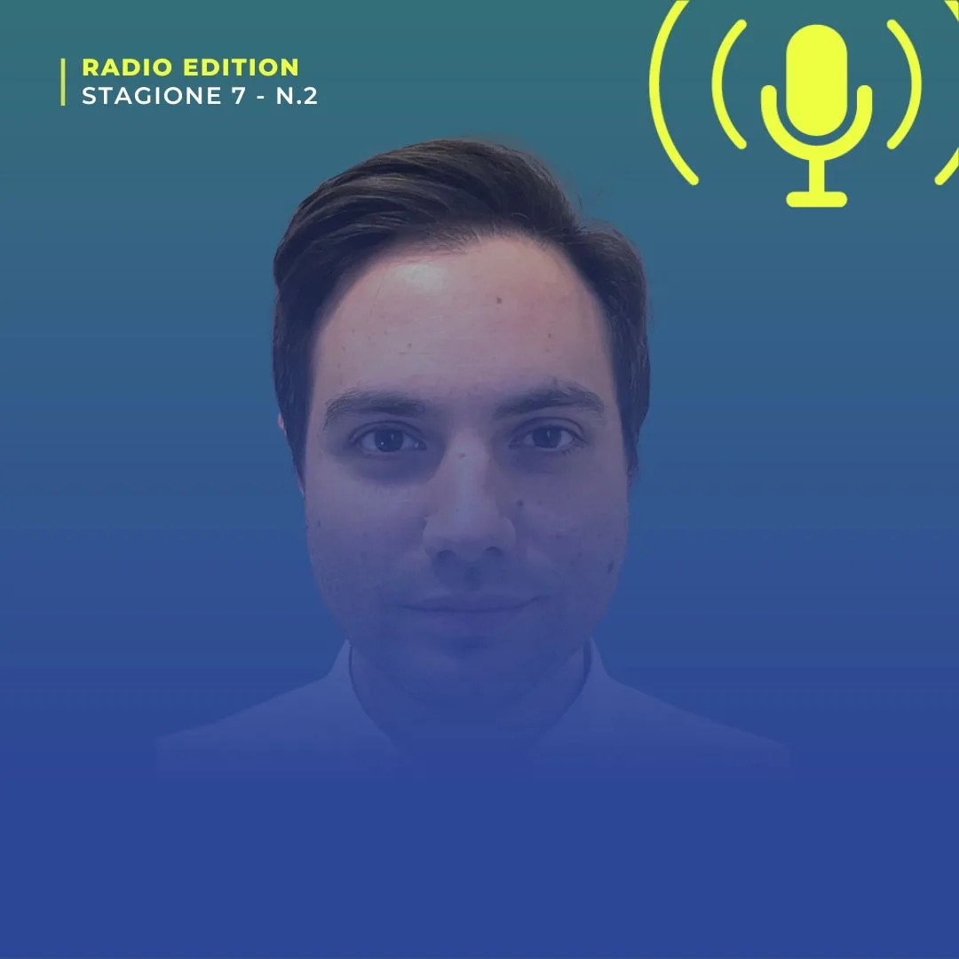 Marco Cesaro sorridente, ospite su SEO e intelligenza artificiale
