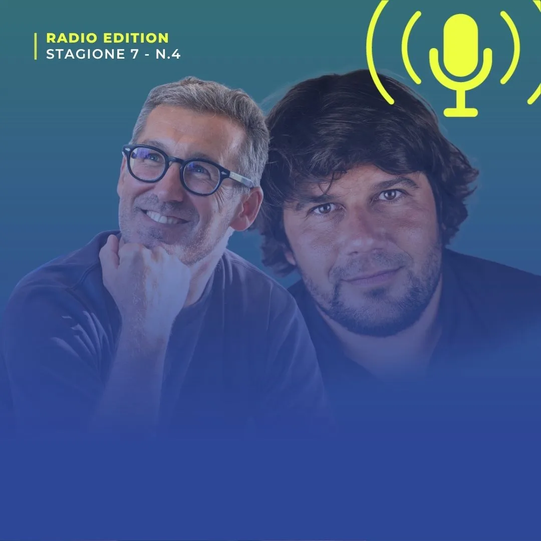 Tomas Barazza e Giorgio Soffiato sorridenti, ospiti sul futuro del lavoro nelle agenzie